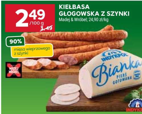 Kiełbasa głogowska z szynki