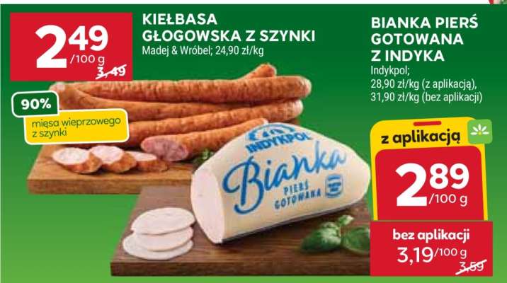 Kiełbasa głogowska z szynki