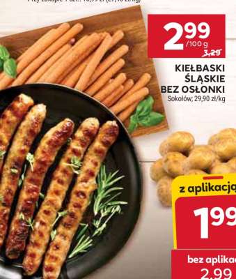 Kiełbaski śląskie bez osłonki