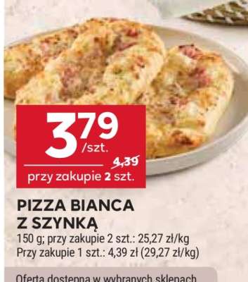 PIZZA BIANCA Z SZYNKĄ