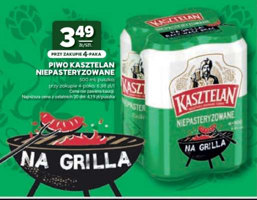 Piwo Kasztelan Niepasteryzowane