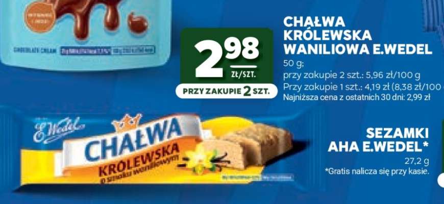 Chałwa Królewska waniliowa E. Wedel