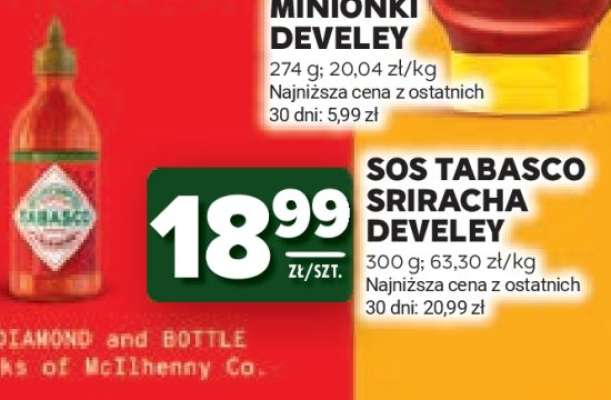 SOS Tabasco Sriracha Develey