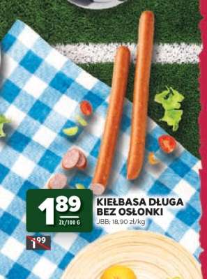 Kiełbasa długa bez osłonki