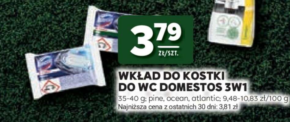 WKŁAD DO KOSTKI DO WC DOMESTOS 3W1