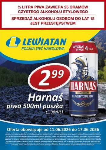 Gazetka Lewiatan - 11.06.2026 - 17.06.2026.