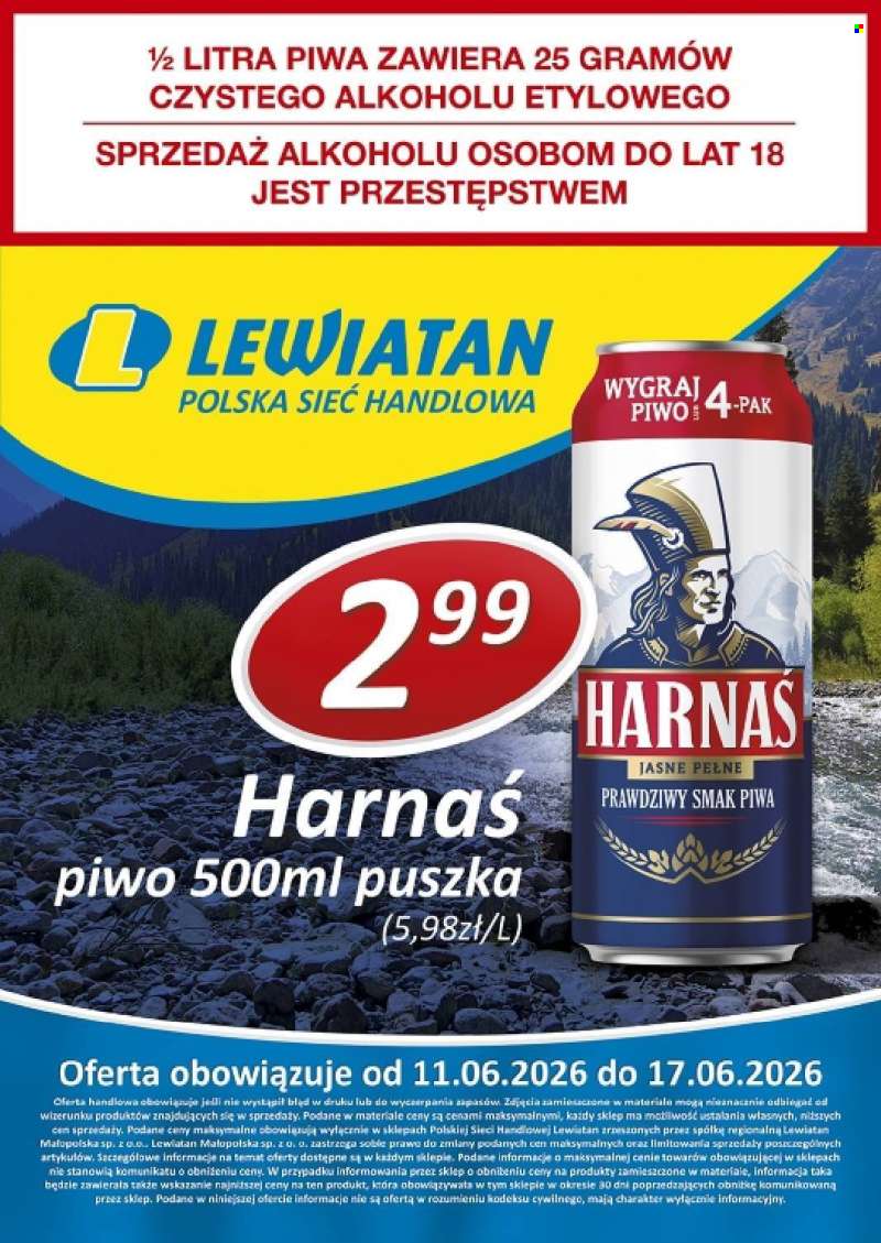Gazetka Lewiatan - 11.06.2026 - 17.06.2026.