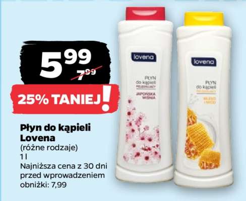 Płyn do kąpieli Lovena