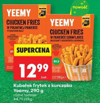 Kubek frytek z kurczaka Yeemy, 290 g