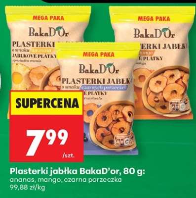 Plasterki jabłka BakaD’or, 80 g