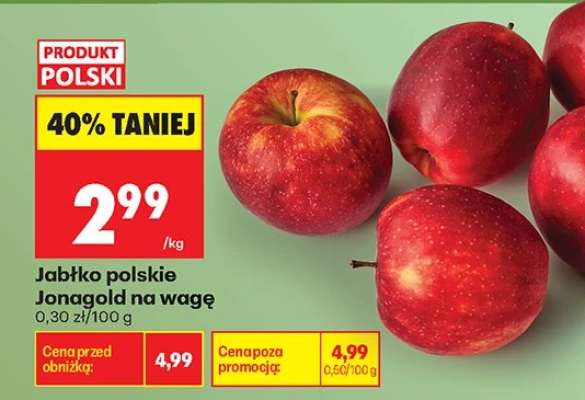 Jabłko polskie Jonagold na wagę