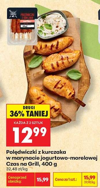 Polędwiczki z kurczaka w marynacie jogurtowo morelowej Czas na Grill 400 g