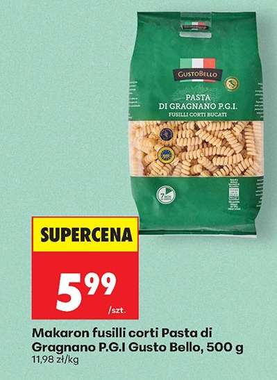 Makaron fusilli corti Pasta di Gragnano P.G.I Gusto Bello , 500 g