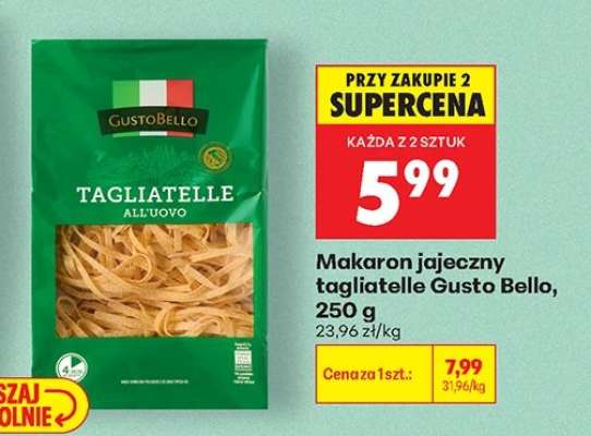 Makaron jajeczny tagliatelle Gusto Bello, 250 g