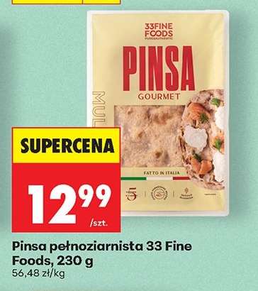 Pinsa pełnoziarnista 33 Fine Foods, 230 g