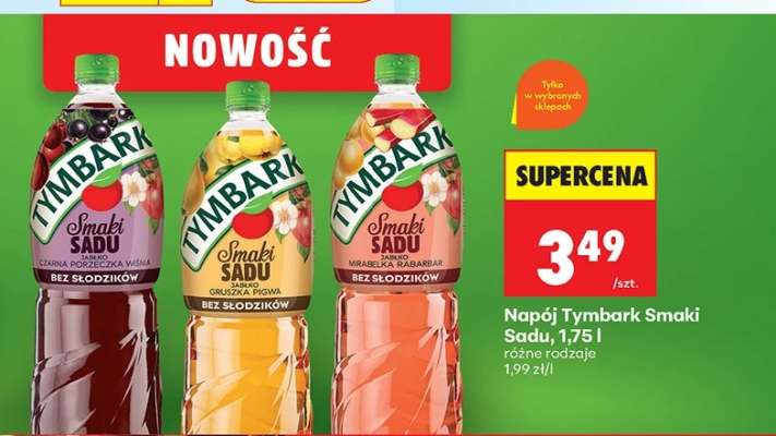Napój Tymbark Smaki Sadu, 1,75 l