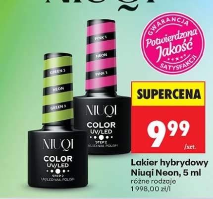 Lakier hybrydowy Niuqi Neon, 5 ml