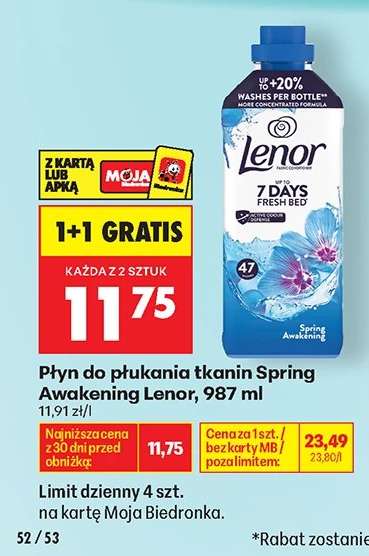 Płyn do płukania tkanin Spring Awakening Lenor, 987 ml