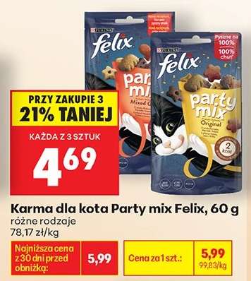 Karma dla kota Party mix Felix 60 g