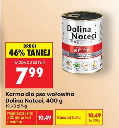 Karma dla psa wołowina Dolina Noteci, 400 g