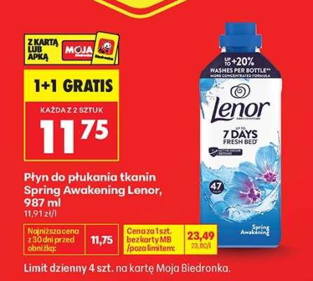 Płyn do płukania tkanin Spring Awakening Lenor, 987 ml