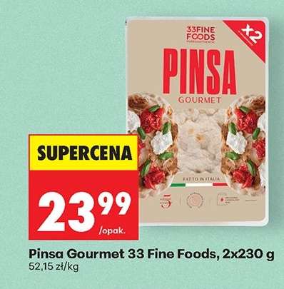 Pinsa Gourmet 33 Fine Foods, 2x230 g