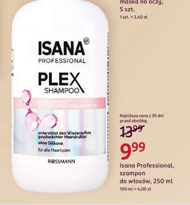 Isana Professional, szampon do włosów, 250 ml