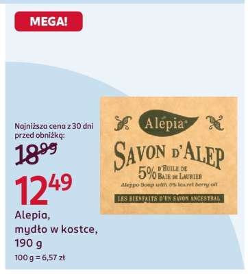 Alepia, mydło w kostce, 190 g