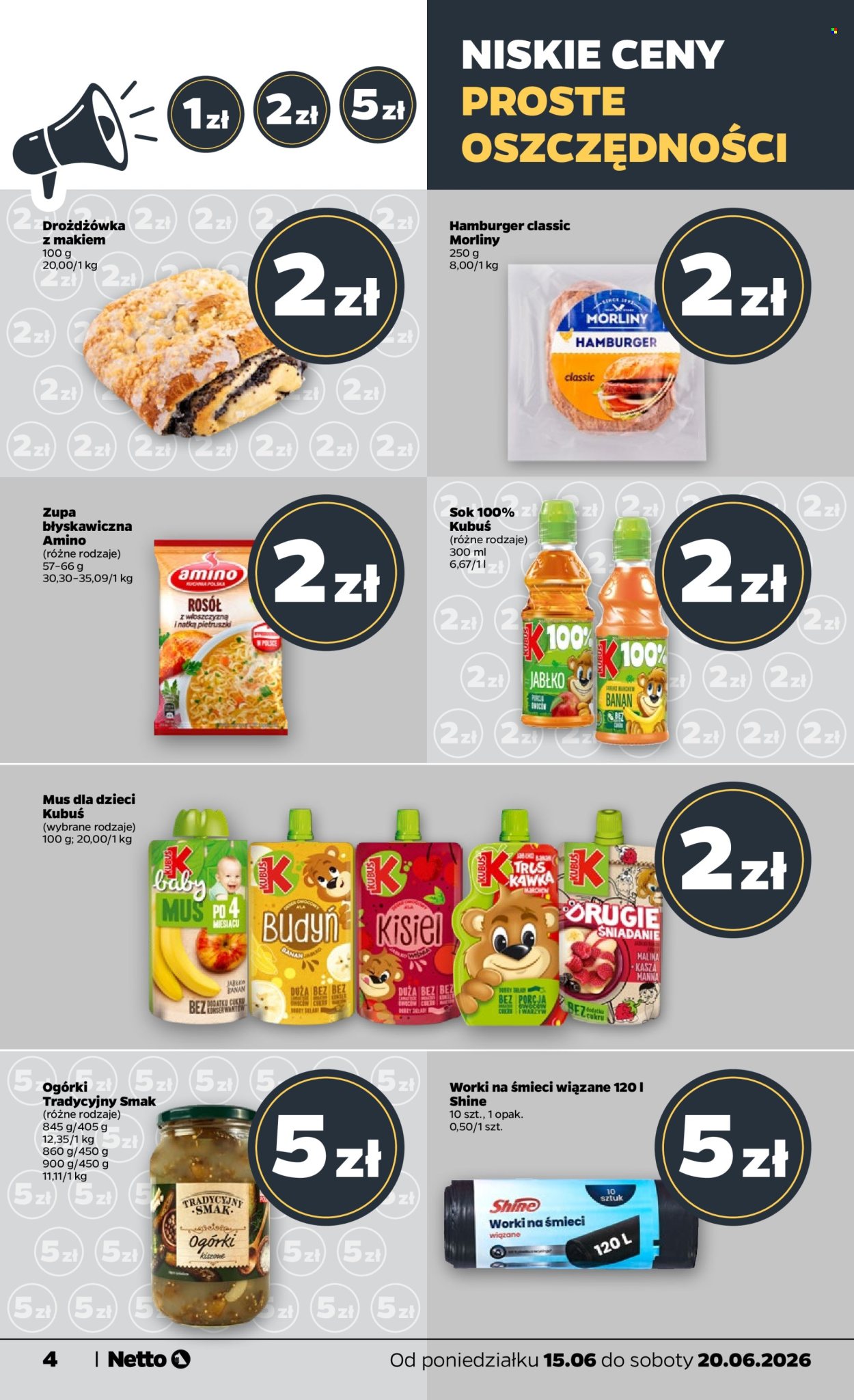 Leták Netto - 15.6.2026 - 20.6.2026. Strana 4