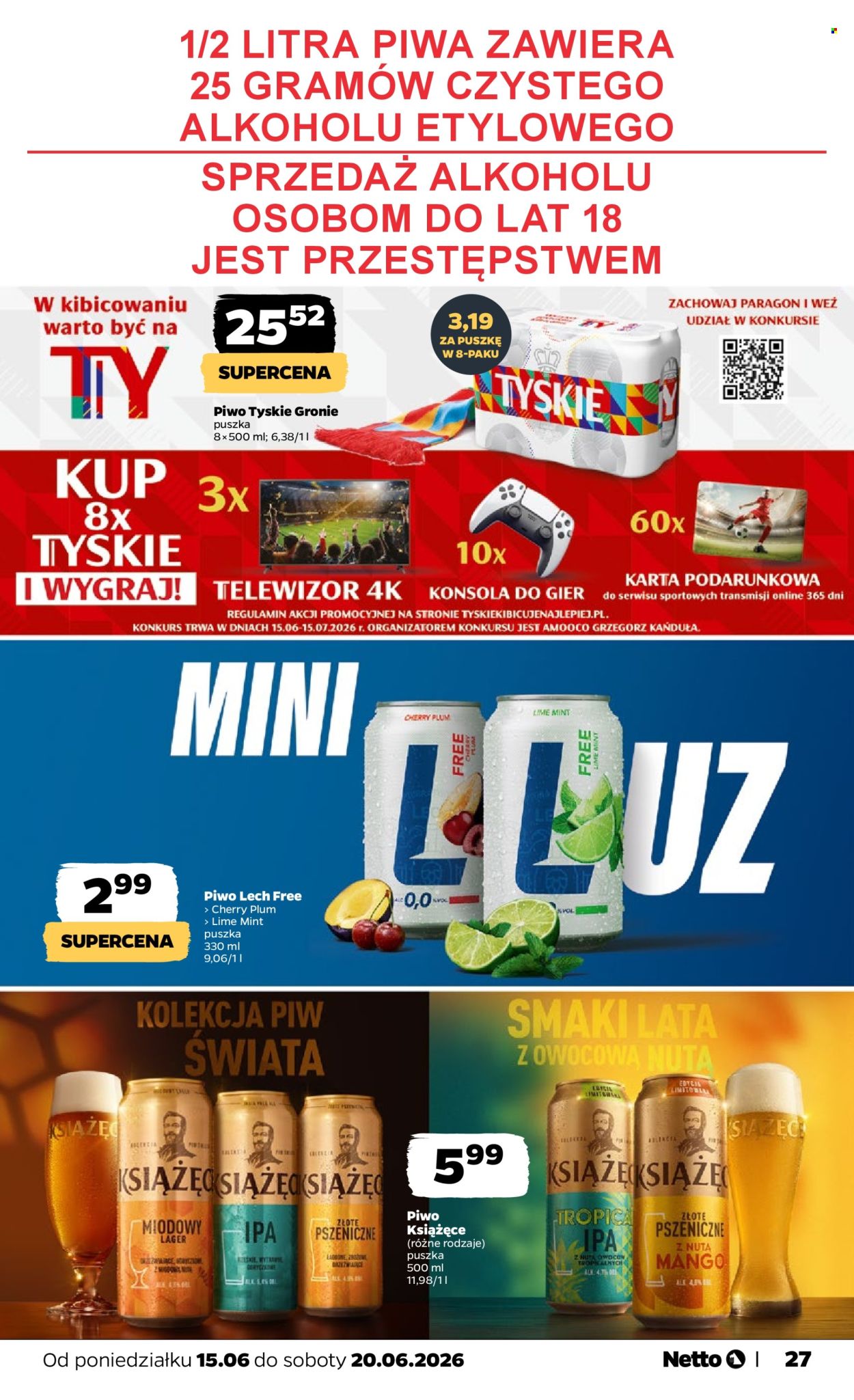 Leták Netto - 15.6.2026 - 20.6.2026. Strana 27