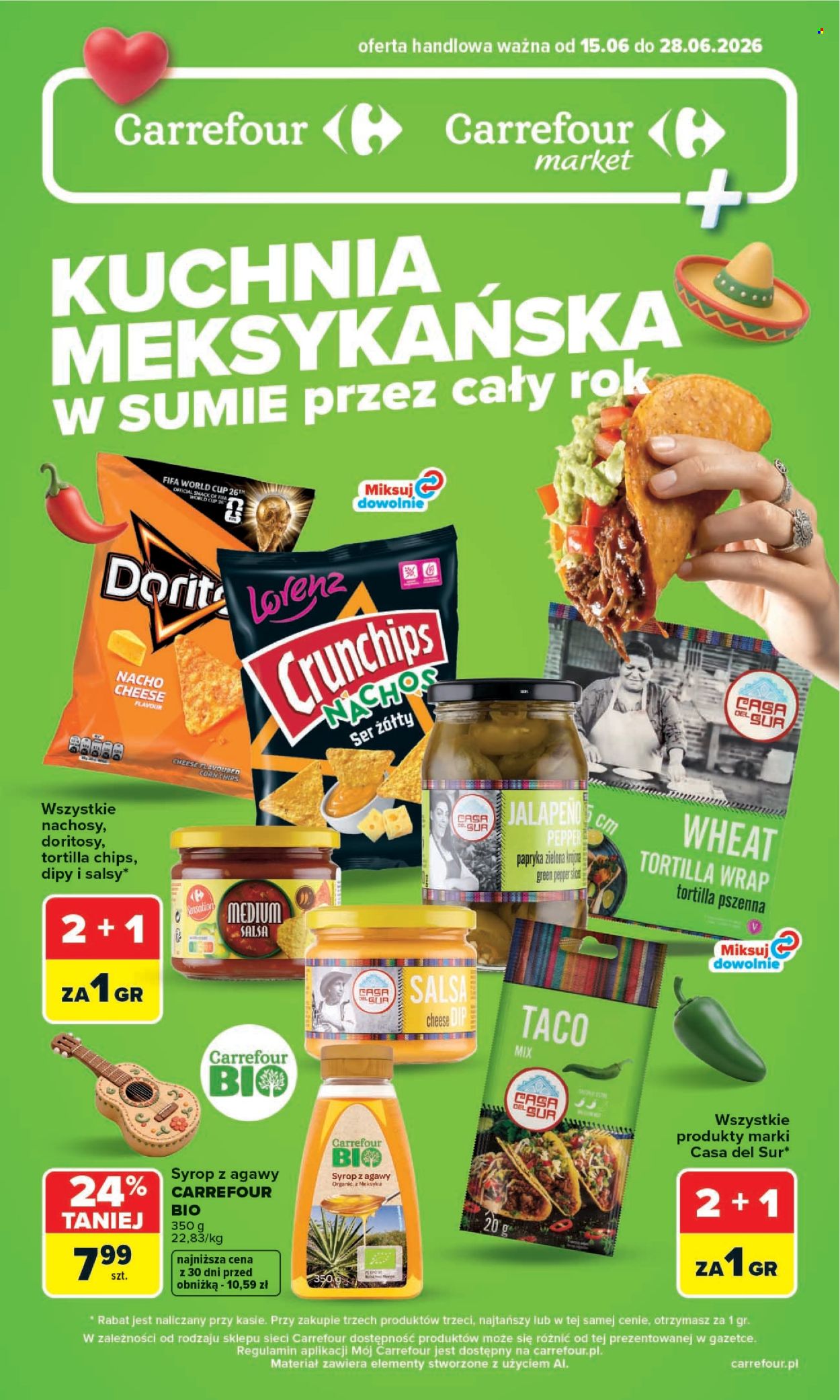 Leták Carrefour - 15.6.2026 - 28.6.2026. Strana 1