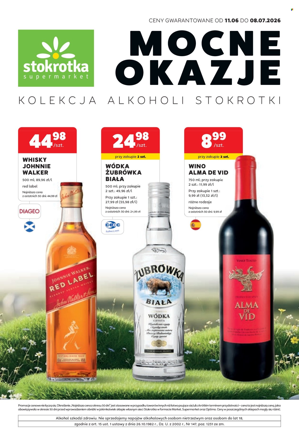 Gazetka Stokrotka Supermarket - 11.06.2026 - 8.07.2026. Strona 1