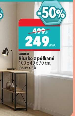 Biurko z półkami