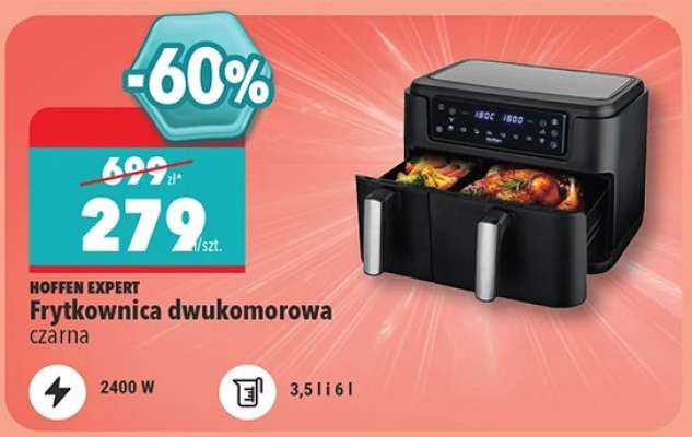 Frytkownica dwukomorowa