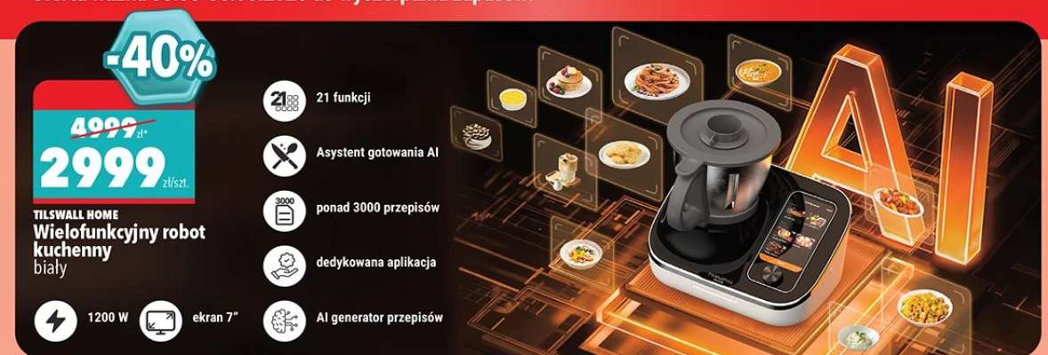 TISWALL HOME Wielofunkcyjny robot kuchenny biały