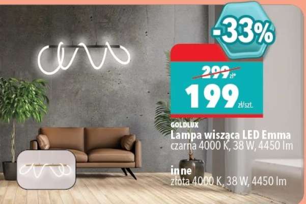 Lampa wisząca LED Emma