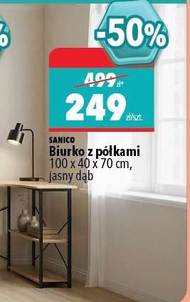 Biurko z półkami