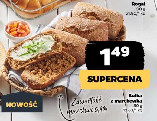 Bułka z marchewką