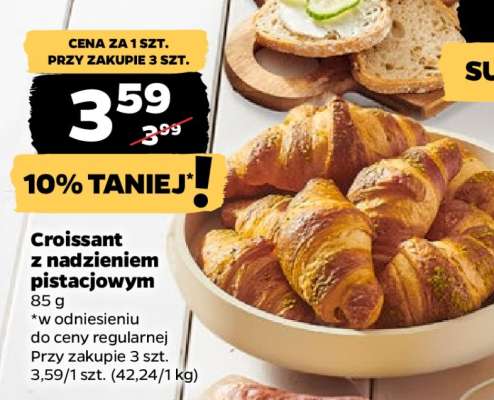 Croissant z nadzieniem pistacjowym