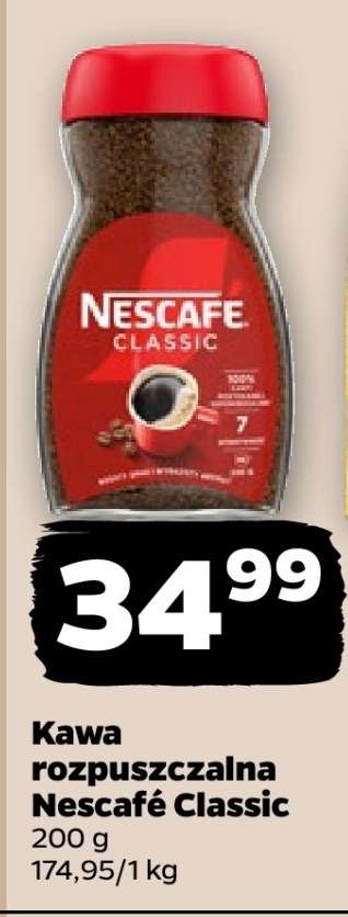 Kawa rozpuszczalna NESCAFÉ CLASSIC