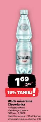 Woda mineralna CISOWIANKA