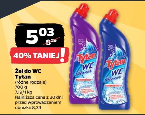 Żel do WC Tytan