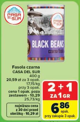 Fasola czarna CASA DEL SUR
