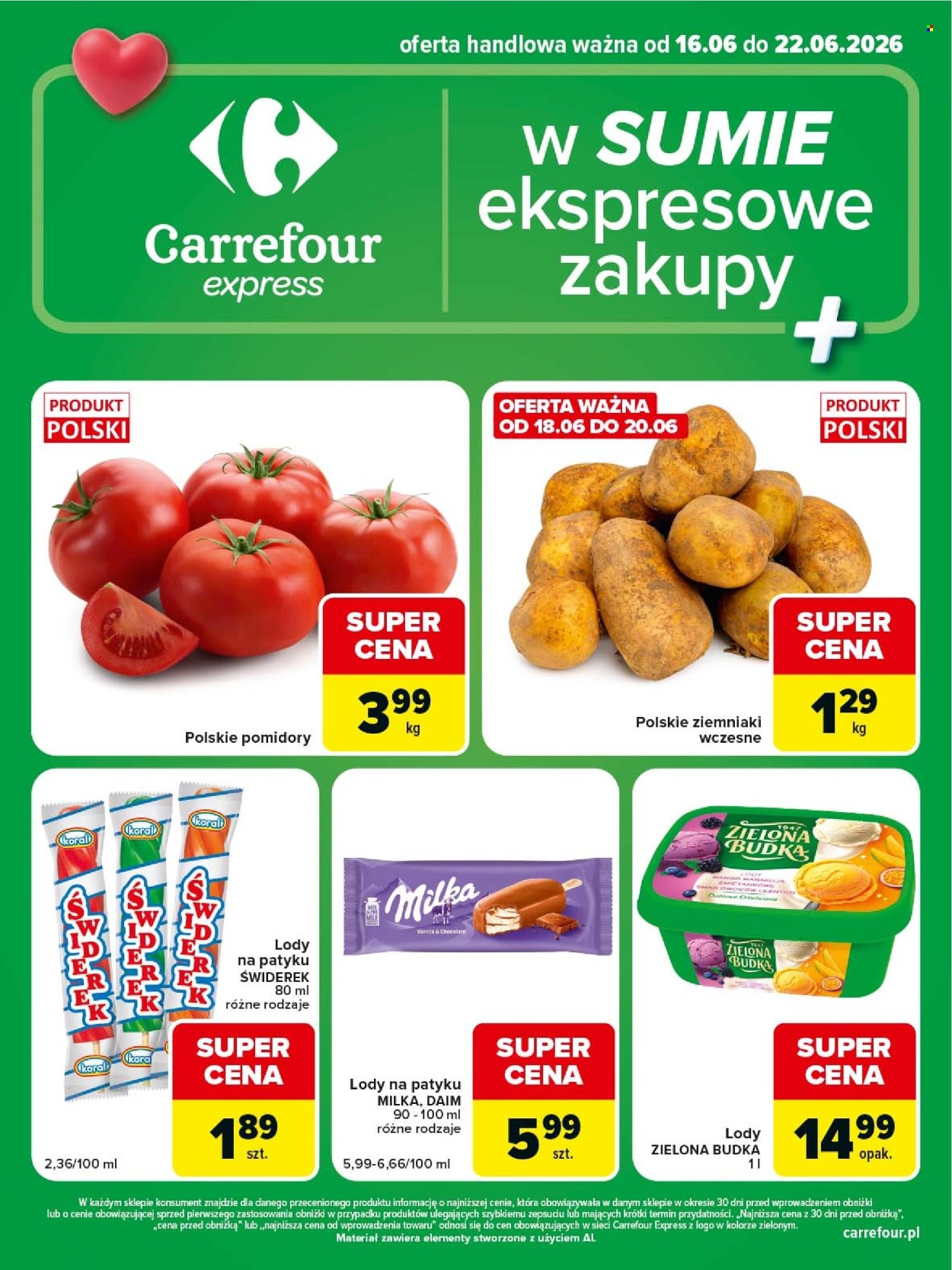 Leták Carrefour Express - 16.6.2026 - 22.6.2026. Strana 1