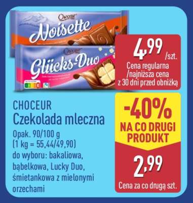 CHOCEUR Czekolada mleczna