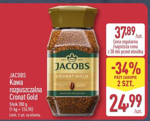 JACOBS Kawa rozpuszczalna Cronat Gold