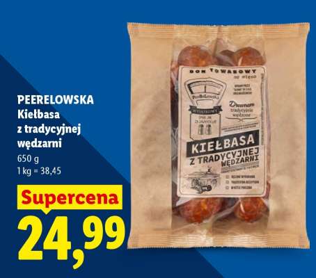 PEERELOWSKA Kiełbasa z tradycyjnej wędzarni