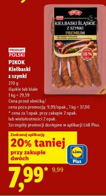 PIKOK Kiełbaski z szynki