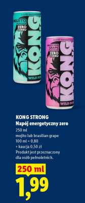 KONG STRONG Napój energetyczny zero