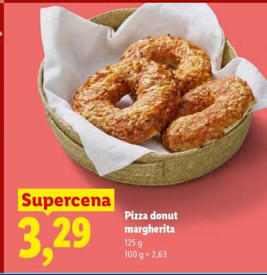 Pizza donut margherita